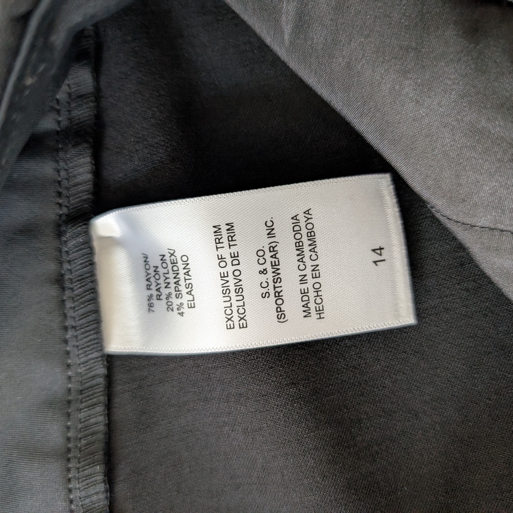 Black Tummy Control Capris - Picture 8 of 8